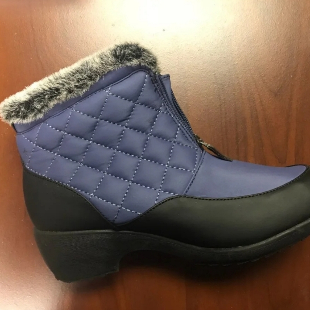 Waterproof Snow Boots Fur Lined Ankle Hig